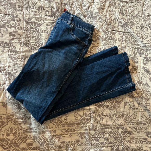 Women's Dark Blue Flared Jeans - Picture 4 of 7